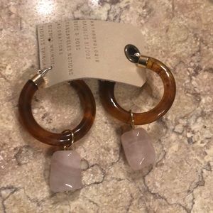Anthropologie Hoop Earrings NWT